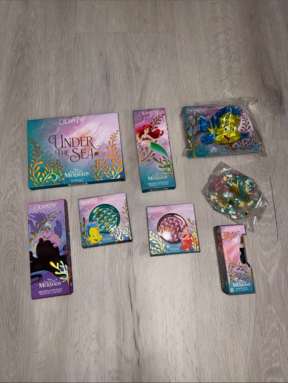 ColourPop Under The Sea Makeup Collection - Teal, Purple, Pink, Gold